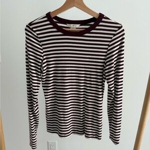 Striped Long Sleeve Top